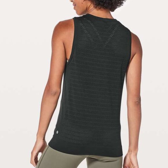 Lululemon Breeze By Muscle Tank II | Black | Size 10 - Picture 3 of 5